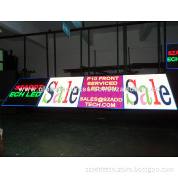 Outdoor LED Message Signage with 8,500nits Maximum Brightness